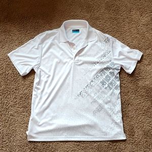 White PJA Tour polo. size L